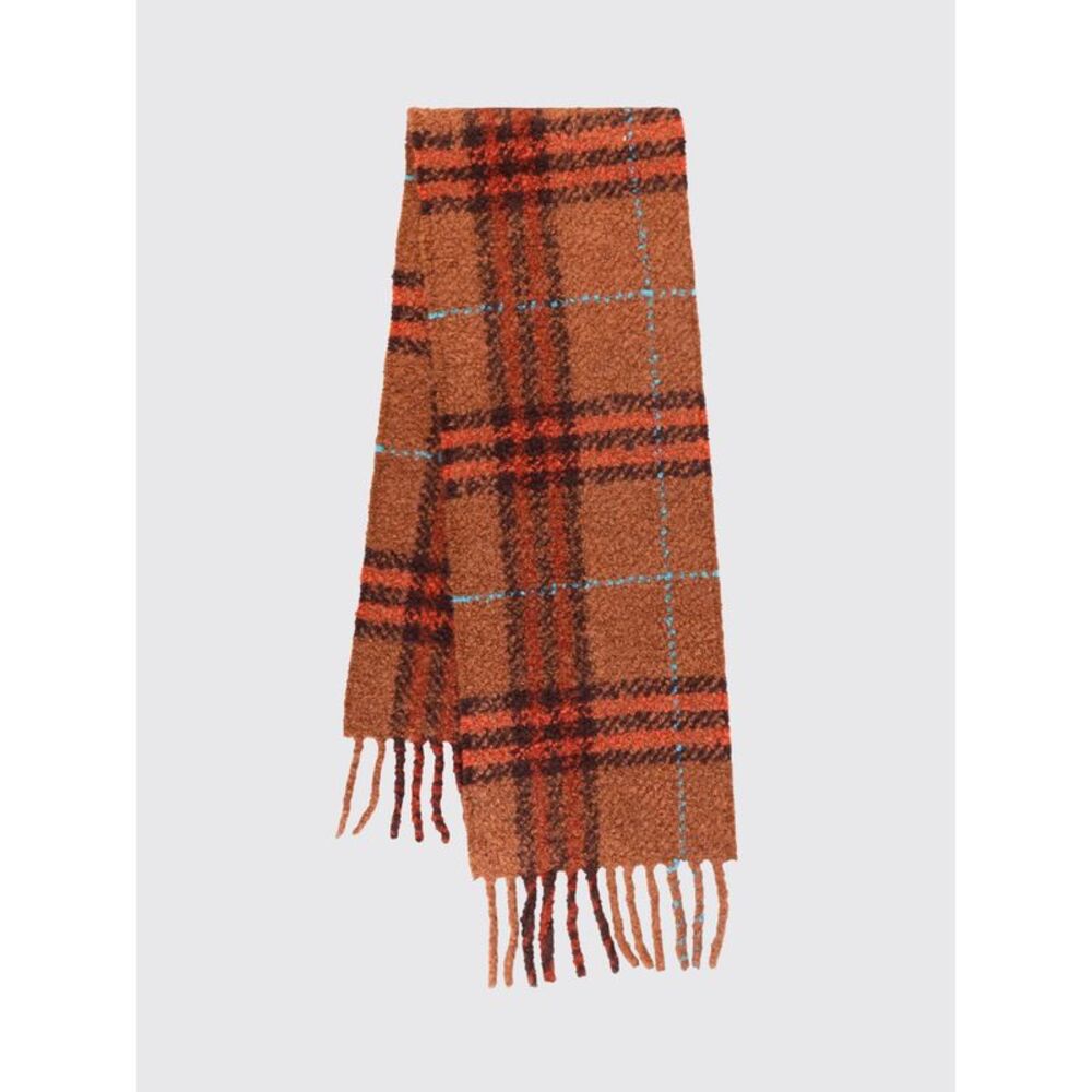 Burberry Women Burberry Check Alpaca And Wool-Blend Scarf With Fringed Edges